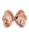 Summer Crystal - Sequin Glitter Stuffed Bow Hair Clip - 1 Pack