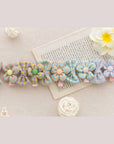 Plaid Cotton Bow & Flower Hair Clips for Baby & Toddler Girls - 10 Pack