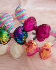 Summer Crystal - Sequin Stuffed Bow Headband - 1 Pack