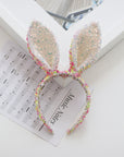 Summer Crystal - Sequin Bunny Ear Headband - 1 Pack