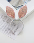 Summer Crystal - Sequin Bunny Ear Headband - 1 Pack