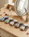 5pk Girls' Colorful 20-Tooth Strong Grip Hair Comb Clips