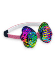 Summer Crystal - Sequin Stuffed Bow Headband - 1 Pack