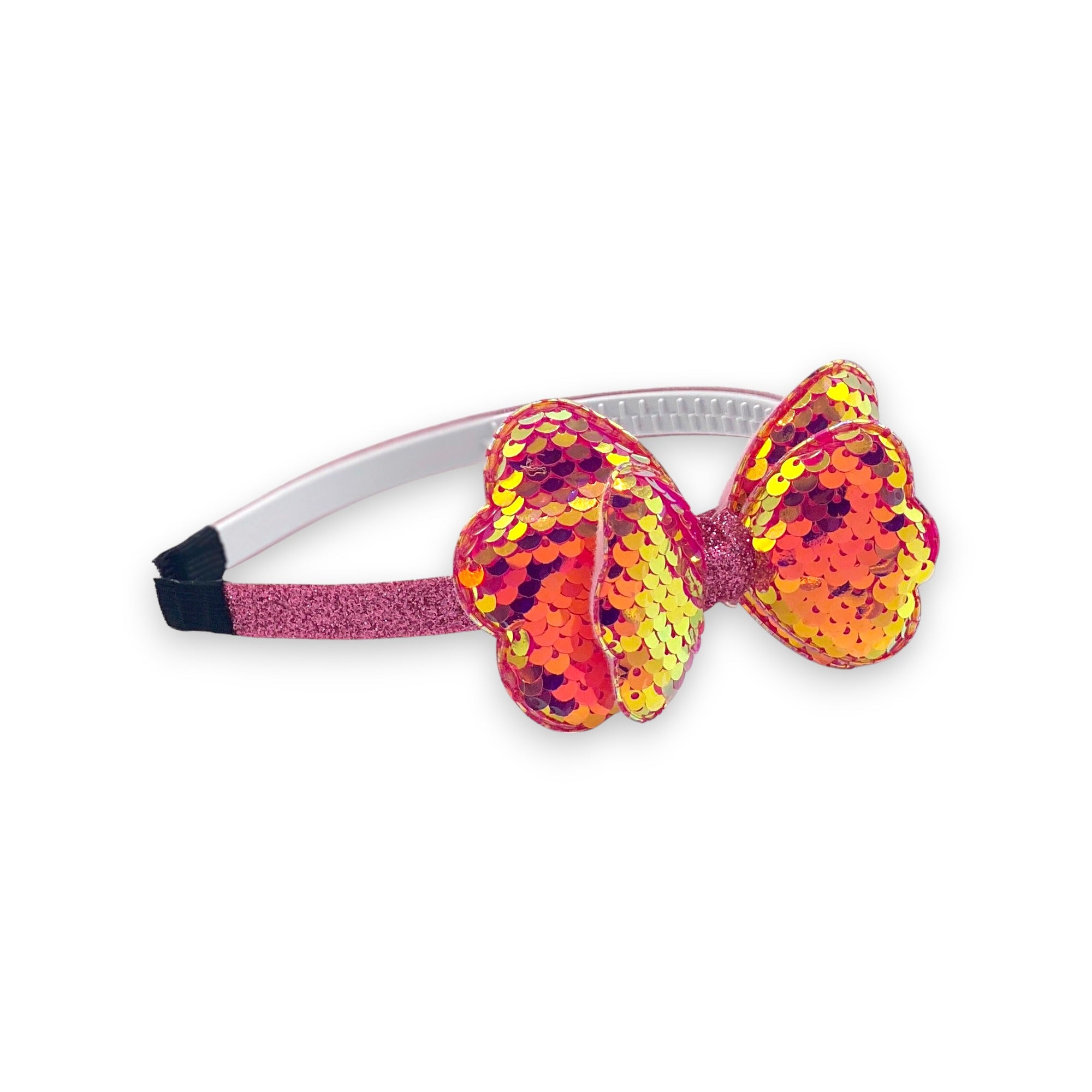 Designer headband with bows and crystal s very comfortable NWT Summer Crystal - Large Sequin Bow Headband - 1 Pack main image 2