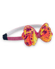 Summer Crystal - Sequin Stuffed Bow Headband - 1 Pack