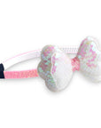 Summer Crystal - Sequin Stuffed Bow Headband - 1 Pack