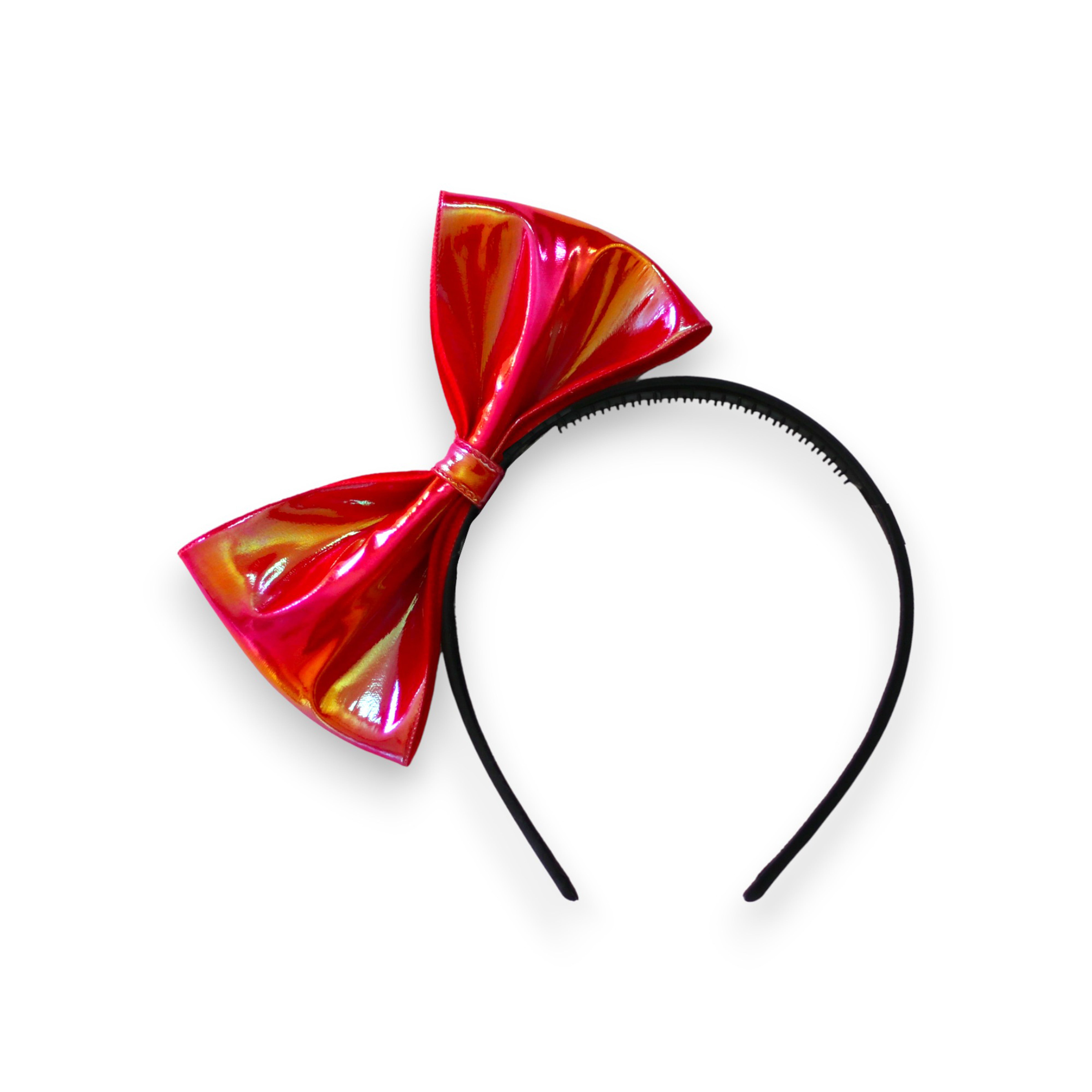 Summer Crystal - Vegan Leather Bow Headband - 1 Pack