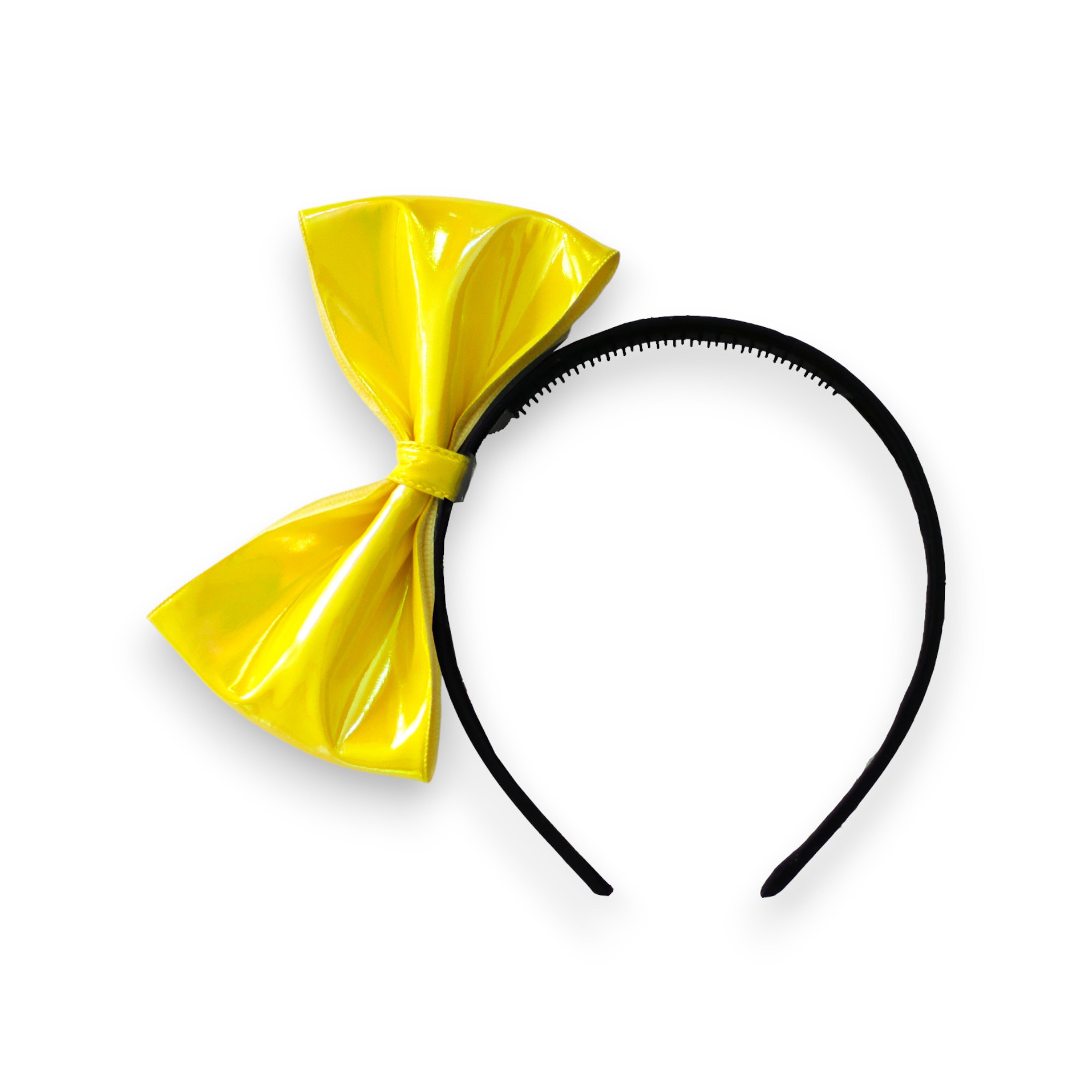 Summer Crystal - Vegan Leather Bow Headband - 1 Pack