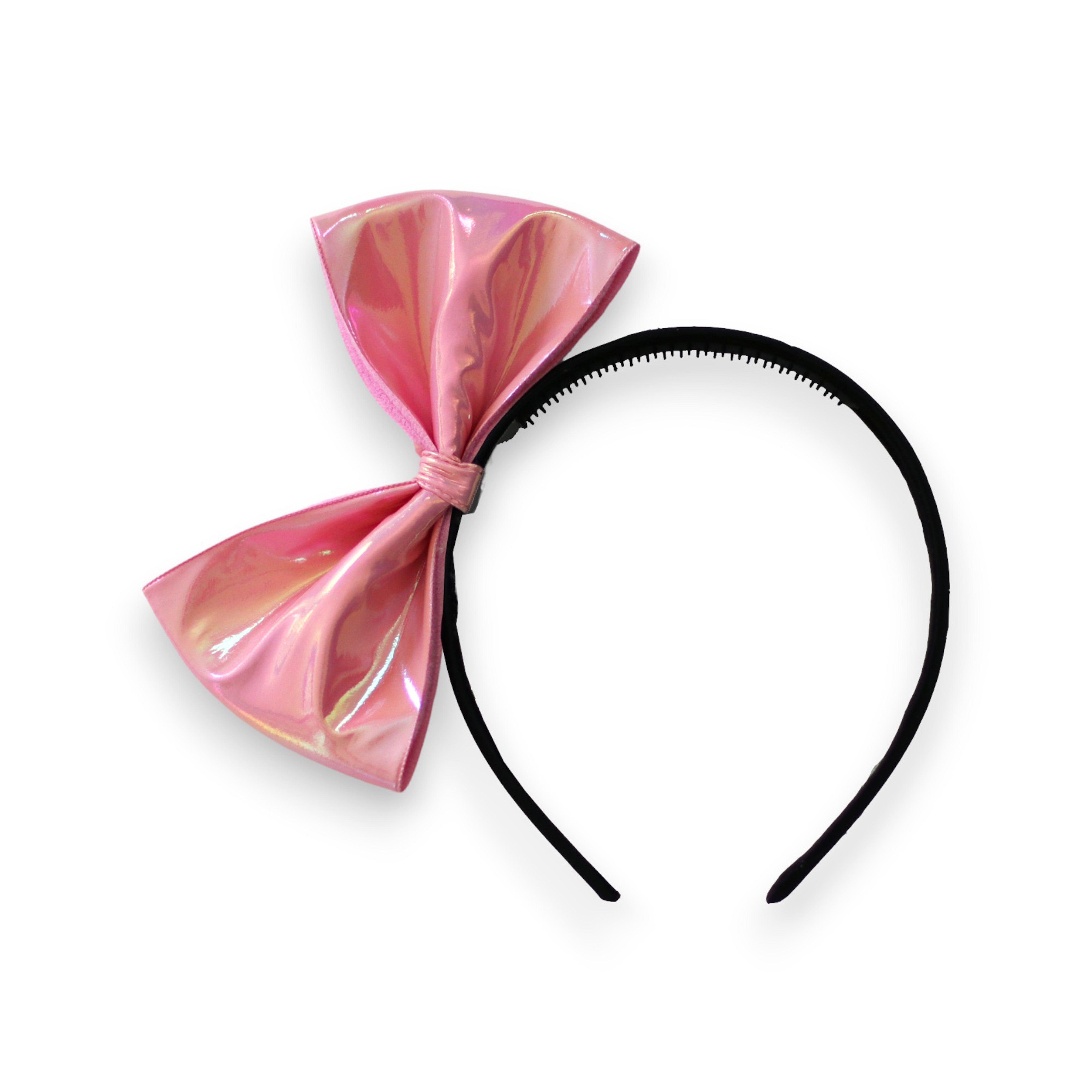 Summer Crystal - Vegan Leather Bow Headband - 1 Pack