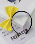 Summer Crystal - Vegan Leather Bow Headband - 1 Pack