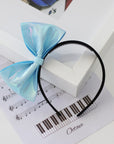 Summer Crystal - Vegan Leather Bow Headband - 1 Pack