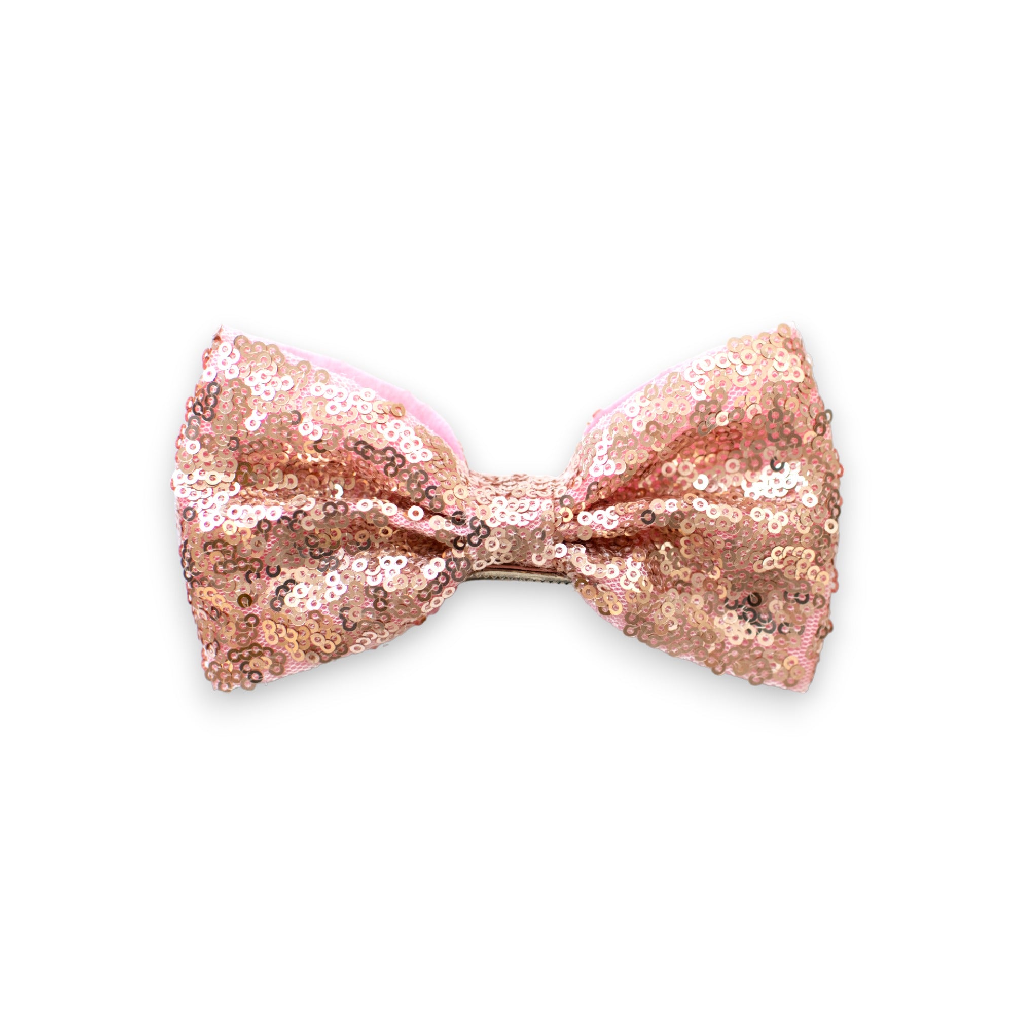 Summer Crystal Sparkling Large Sequins Bow Hair Clip