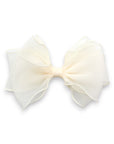 Summer Crystal - Organza Cloud Bow Hair Clip – 1 Pack