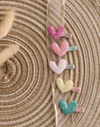 Summer Crystal - Glitter Mini Hair Clips – Assorted Colors Random Selection - 8 Pack