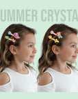 Summer Crystal - Pearls Mermaid Sea Life Hair Clips - 4 Pack