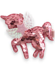 Summer Crystal - Winged Sequin Unicorn Hair Clip - 1 Pack