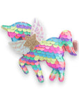 Summer Crystal - Winged Sequin Unicorn Hair Clip - 1 Pack
