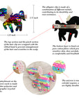 Summer Crystal - Winged Sequin Unicorn Hair Clip - 1 Pack