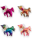 Summer Crystal - Winged Sequin Unicorn Hair Clip - 1 Pack