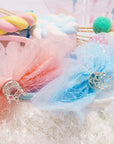 Summer Crystal - Fairy Starry Veil Crown Headband - 1 Pack