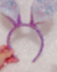 Summer Crystal - Sequin Bunny Ear Headband - 1 Pack