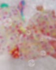 Summer Crystal - Sheer Tulle Bow with Dots Hair Clip - 1 Pack