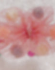 Summer Crystal - Tulle Bow Headband with Pompons - 1 Pack