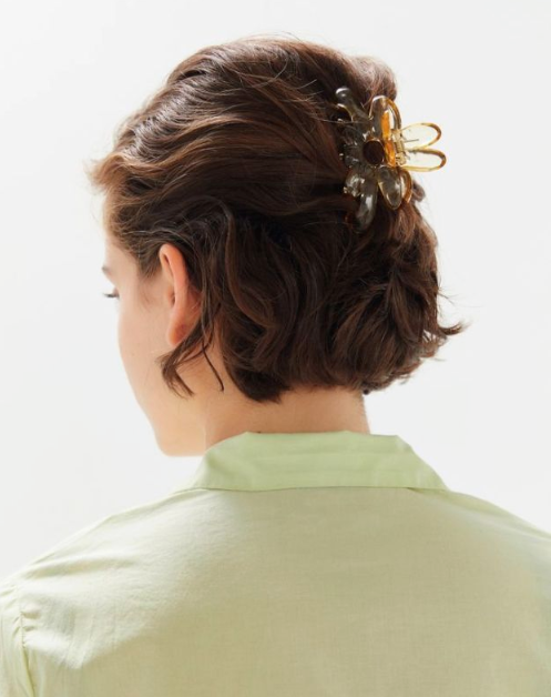 Rather than changing hairstyles, try changing hair accessories