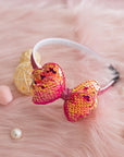 Girls' Sparkly Glitter Sequin Stuffed Bow Headband