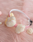 Girls' Sparkly Glitter Sequin Stuffed Bow Headband