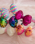 Girls' Sparkly Glitter Sequin Stuffed Bow Headband