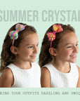 Girls' Sparkly Glitter Sequin Stuffed Bow Headband