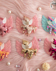 Summer Crystal Sparkling Glitter Wings Sequins Unicorn Hair Clip