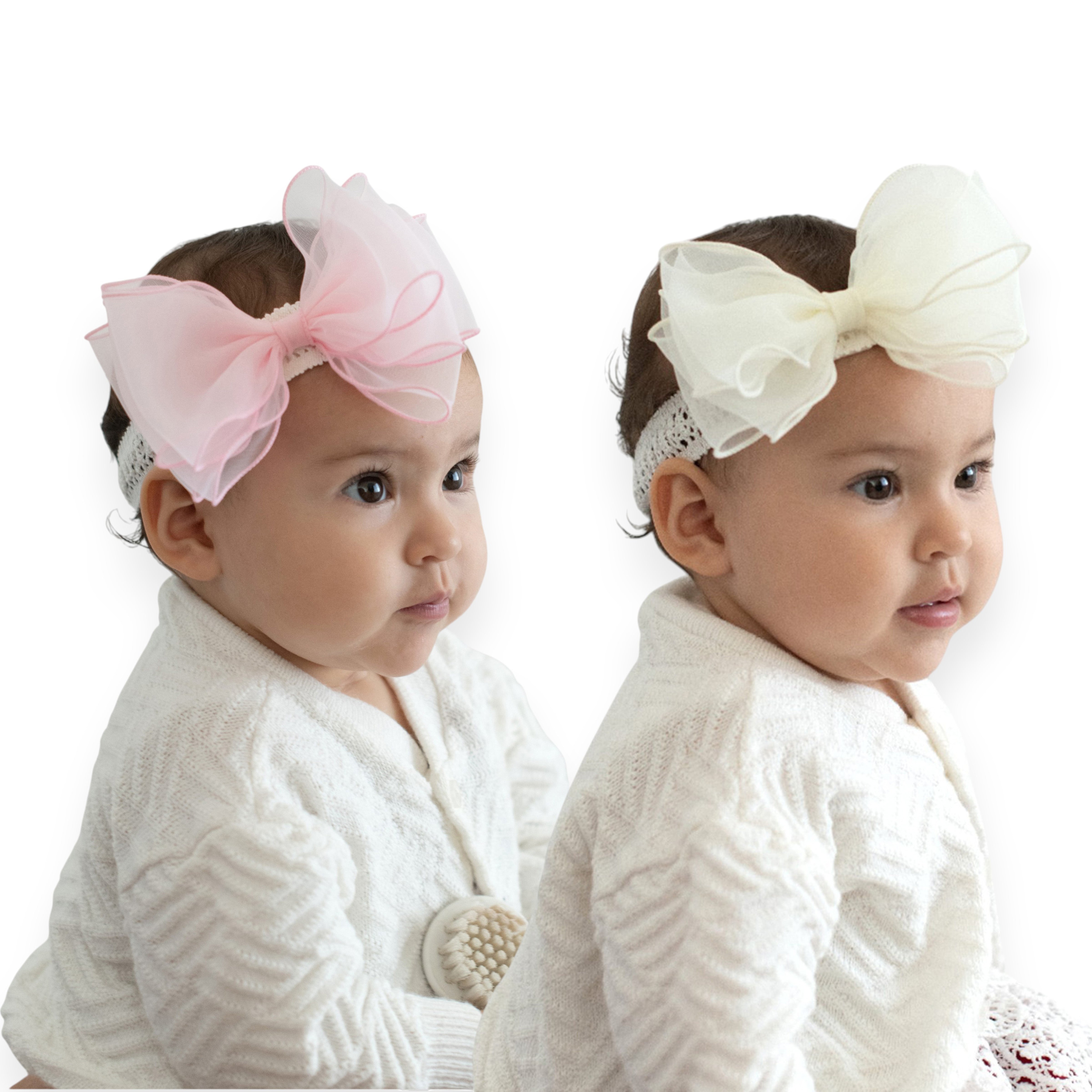Toddler Girls' Organza Cloud Bow Baby Headband