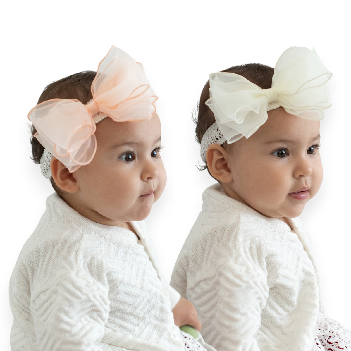 Toddler Girls' Organza Cloud Bow Baby Headband