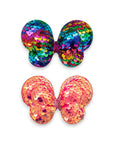Girls' Sparkly Glitter Sequin Stuffed Butterfly Bow Hair Clip