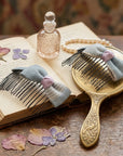 5pk Girls' Colorful 20-Tooth Strong Grip Hair Comb Clips