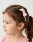 5pk Girls' Colorful 20-Tooth Strong Grip Hair Comb Clips