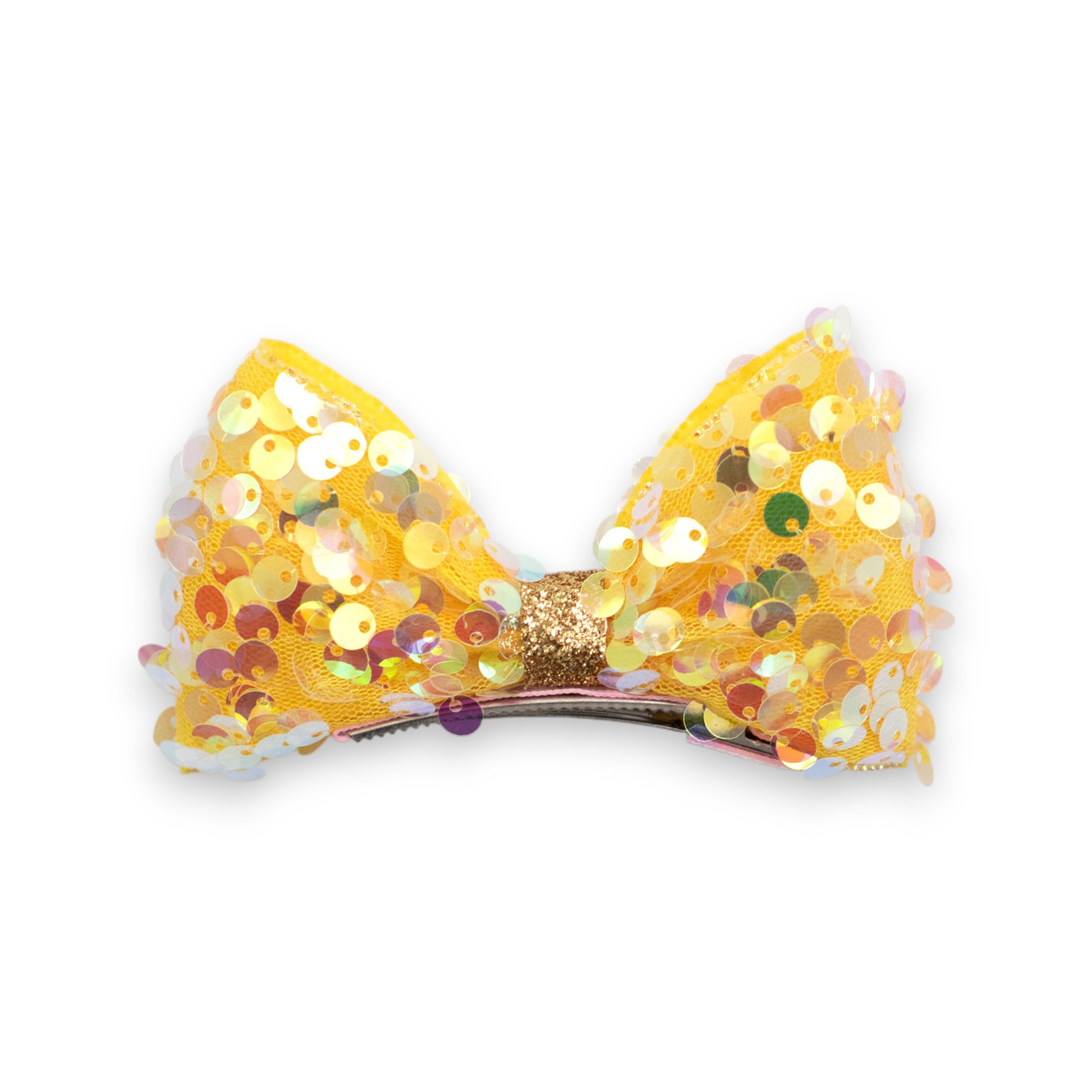 Girls' Vertical Bow Hair Clip for Competition and Dance Bun