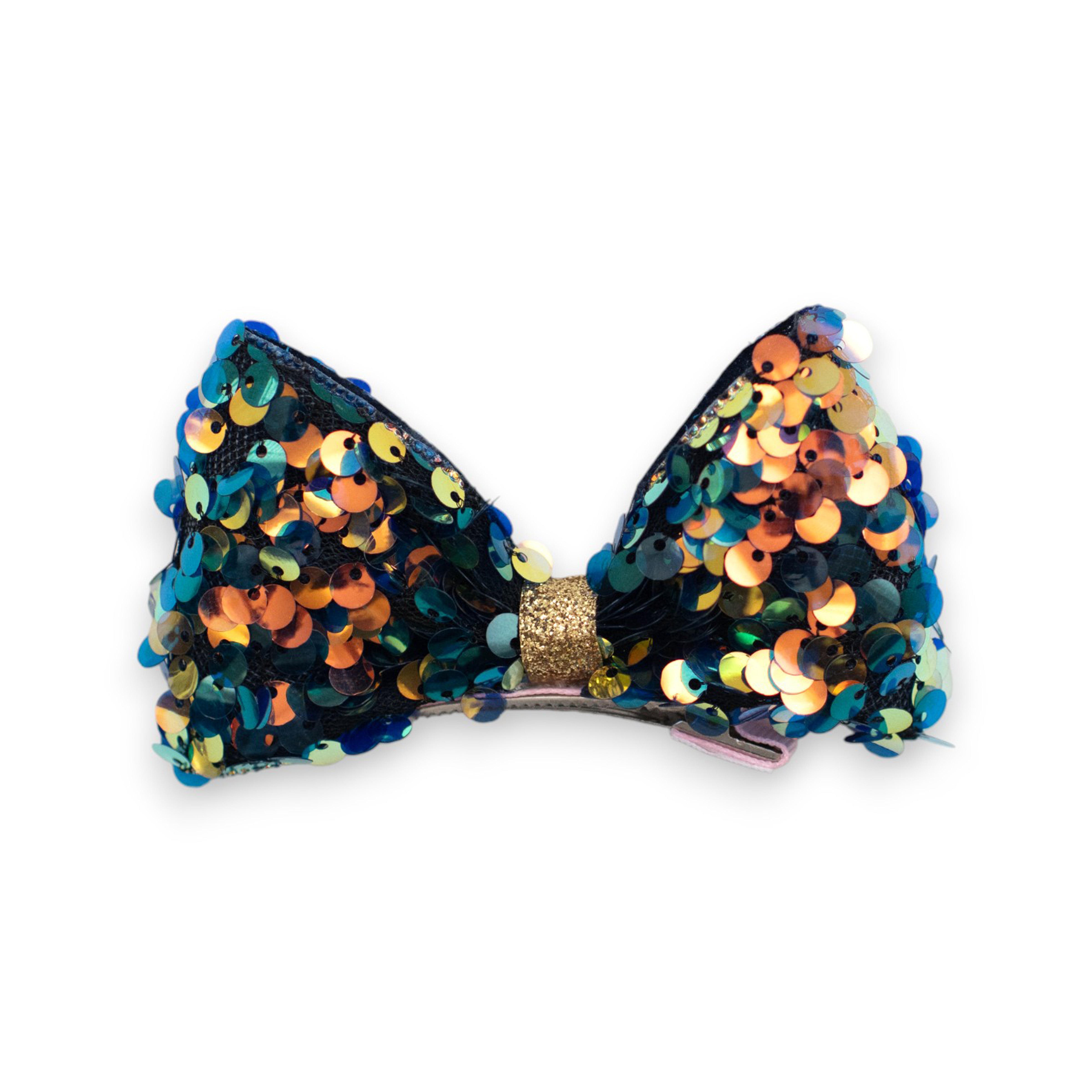 Girls' Vertical Bow Hair Clip for Competition and Dance Bun