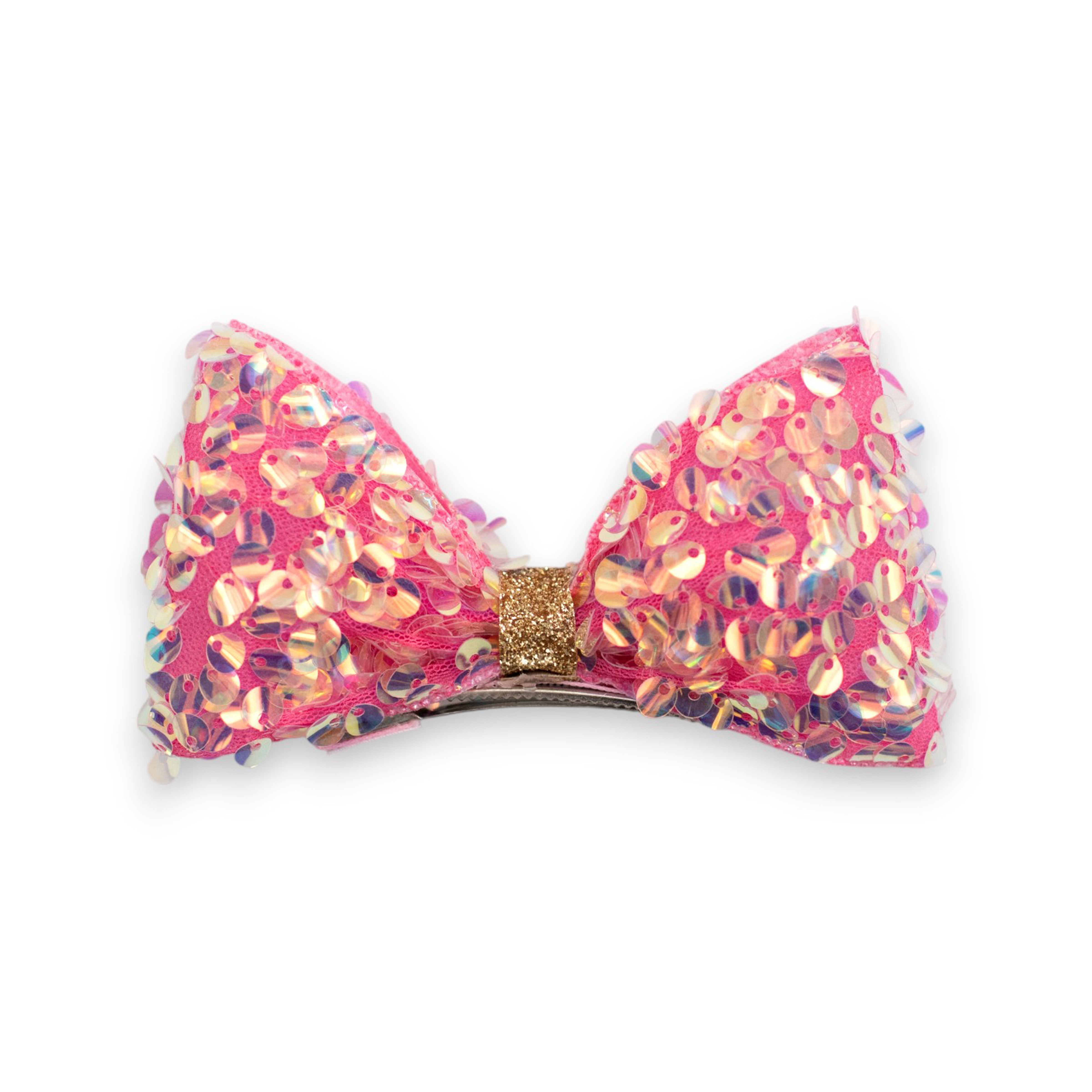Girls' Vertical Bow Hair Clip for Competition and Dance Bun