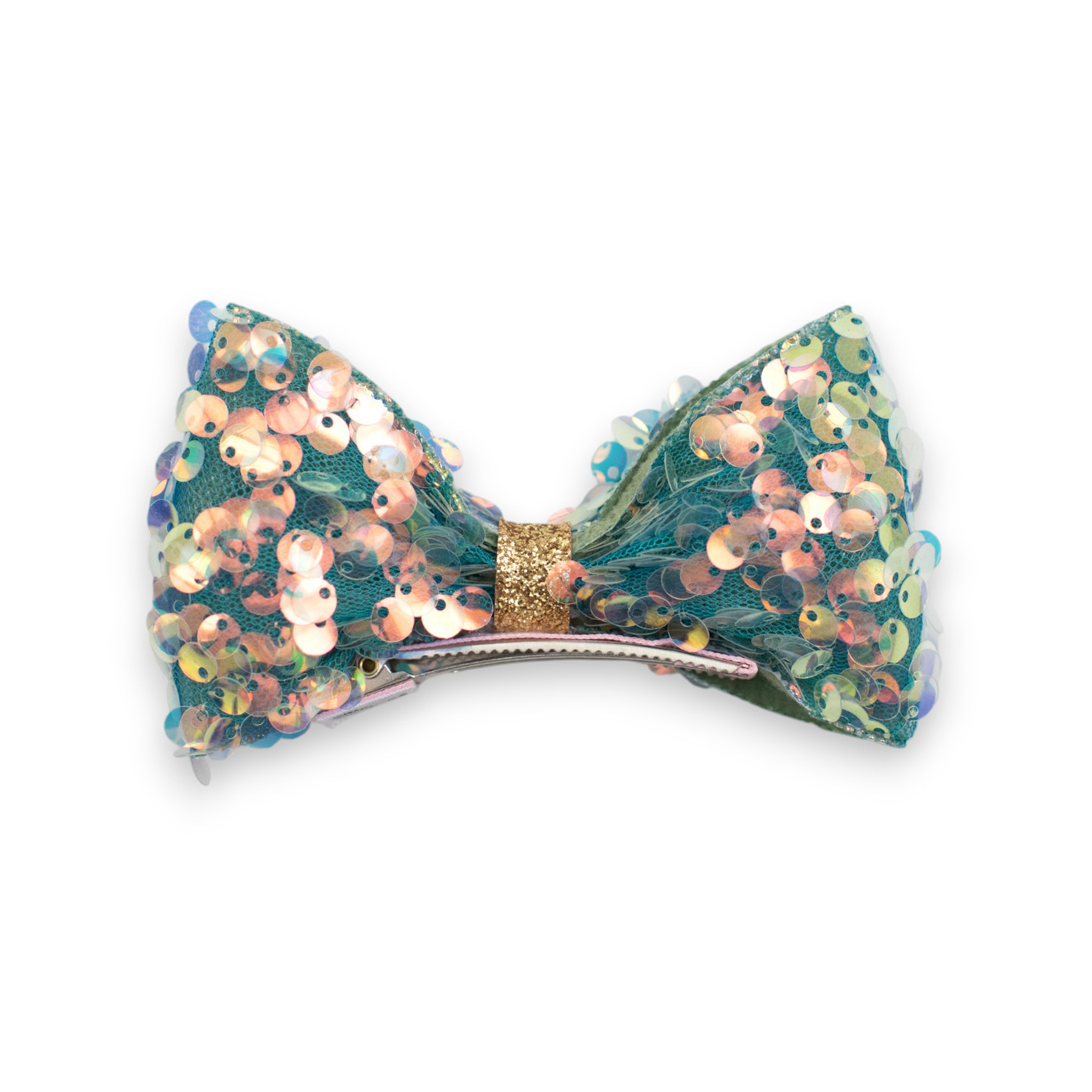 Girls' Vertical Bow Hair Clip for Competition and Dance Bun