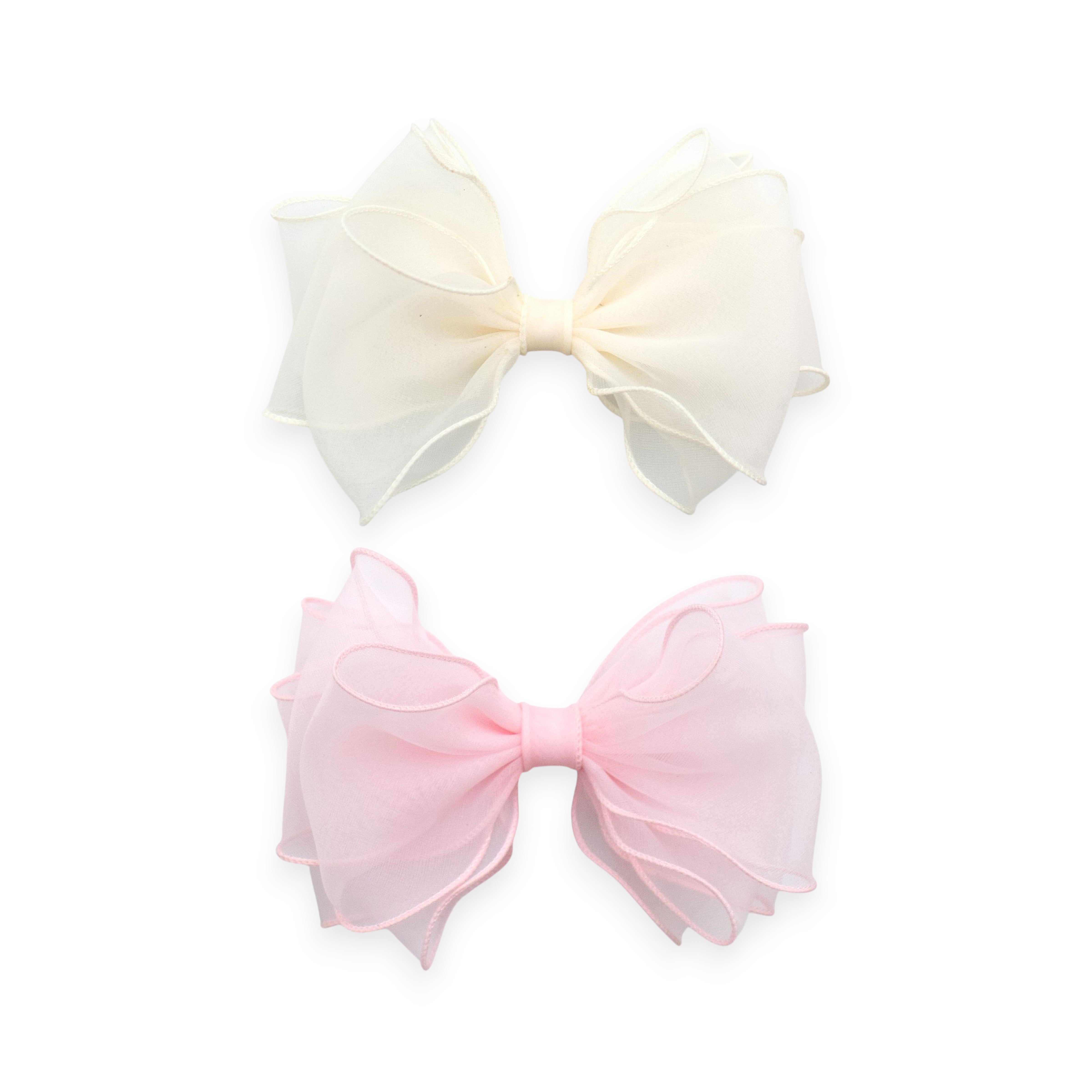 Girls' Organza Cloud Bow Hair Clip