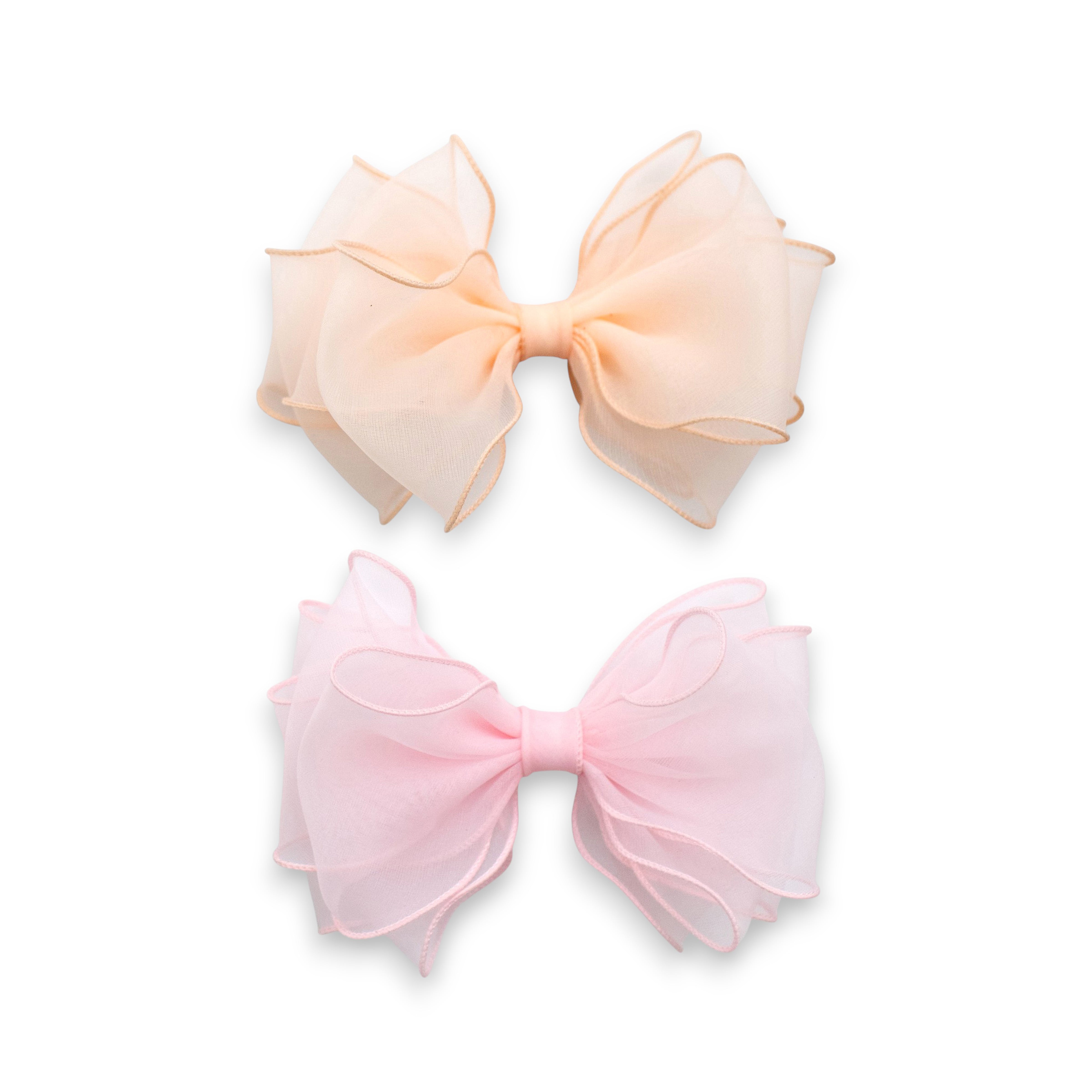 Girls' Organza Cloud Bow Hair Clip