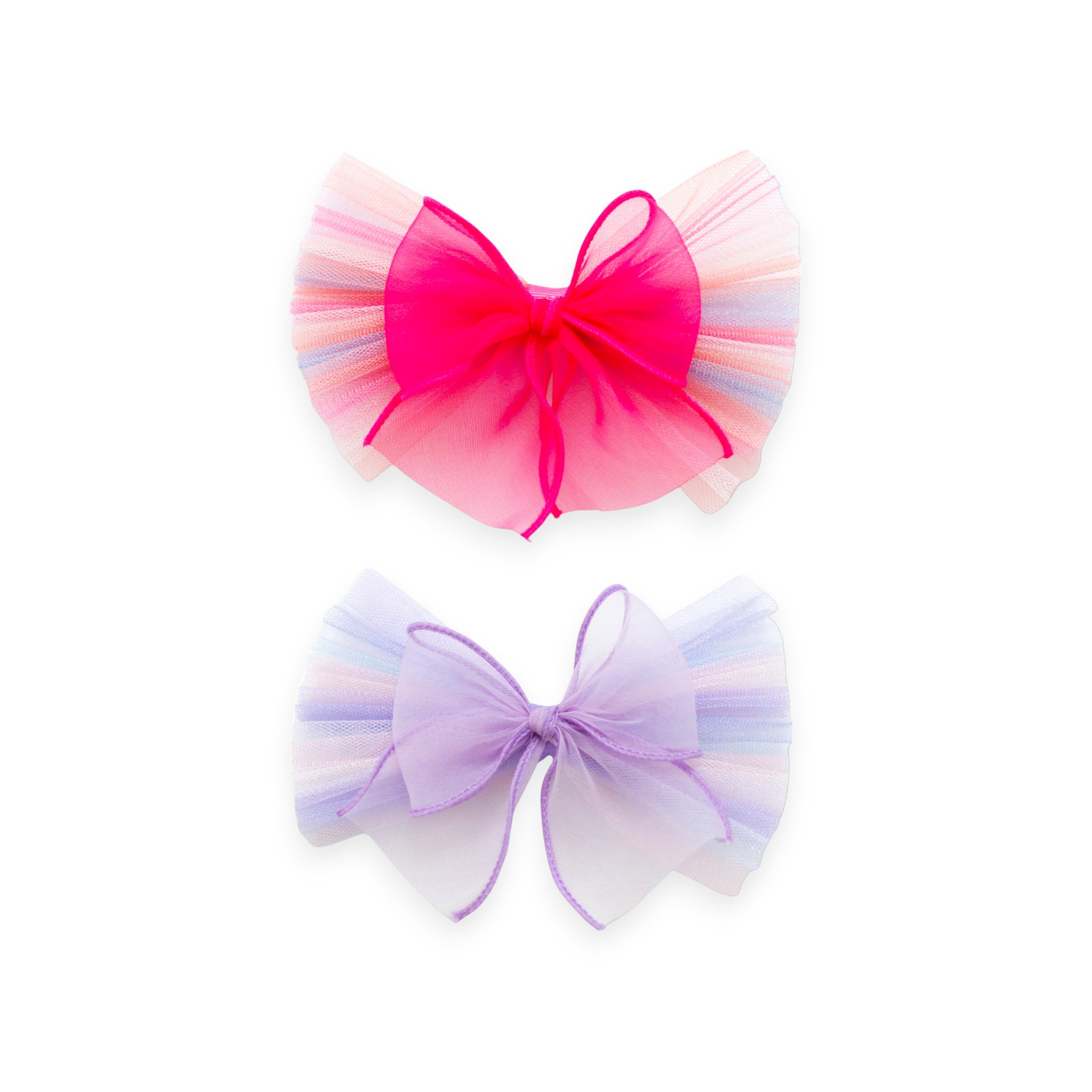 Girls' Organza Tulle Bow Hair Clip
