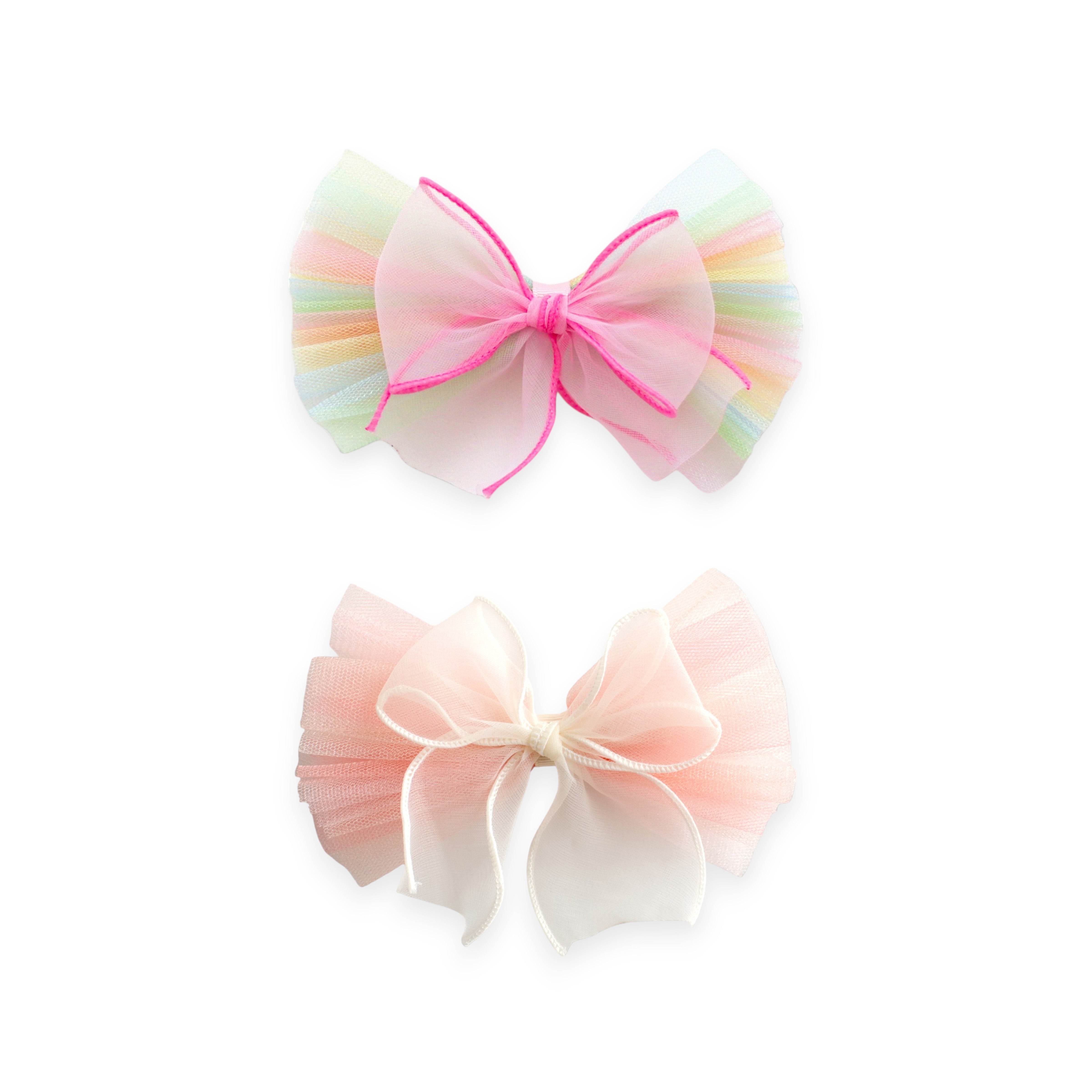 Girls' Organza Tulle Bow Hair Clip