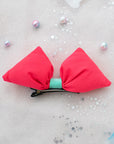 Summer Crystal – Pastel Puffy Bow Hair Clip – 1 Pack
