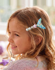 Girls' 2pk Glitter Sequin & Pearls Mermaid Tail Hair Clips