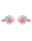 Summer Crystal 1 Pair Sea Shell Pearl Hair Clips For Girls