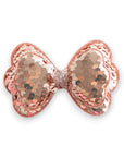 Summer Crystal Sequin Glitter Stuffed Bow Alligator Clip